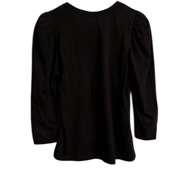 ALC Karlie puff sleeve tee black XS from Revolve excellent condition - Picture 3 of 5